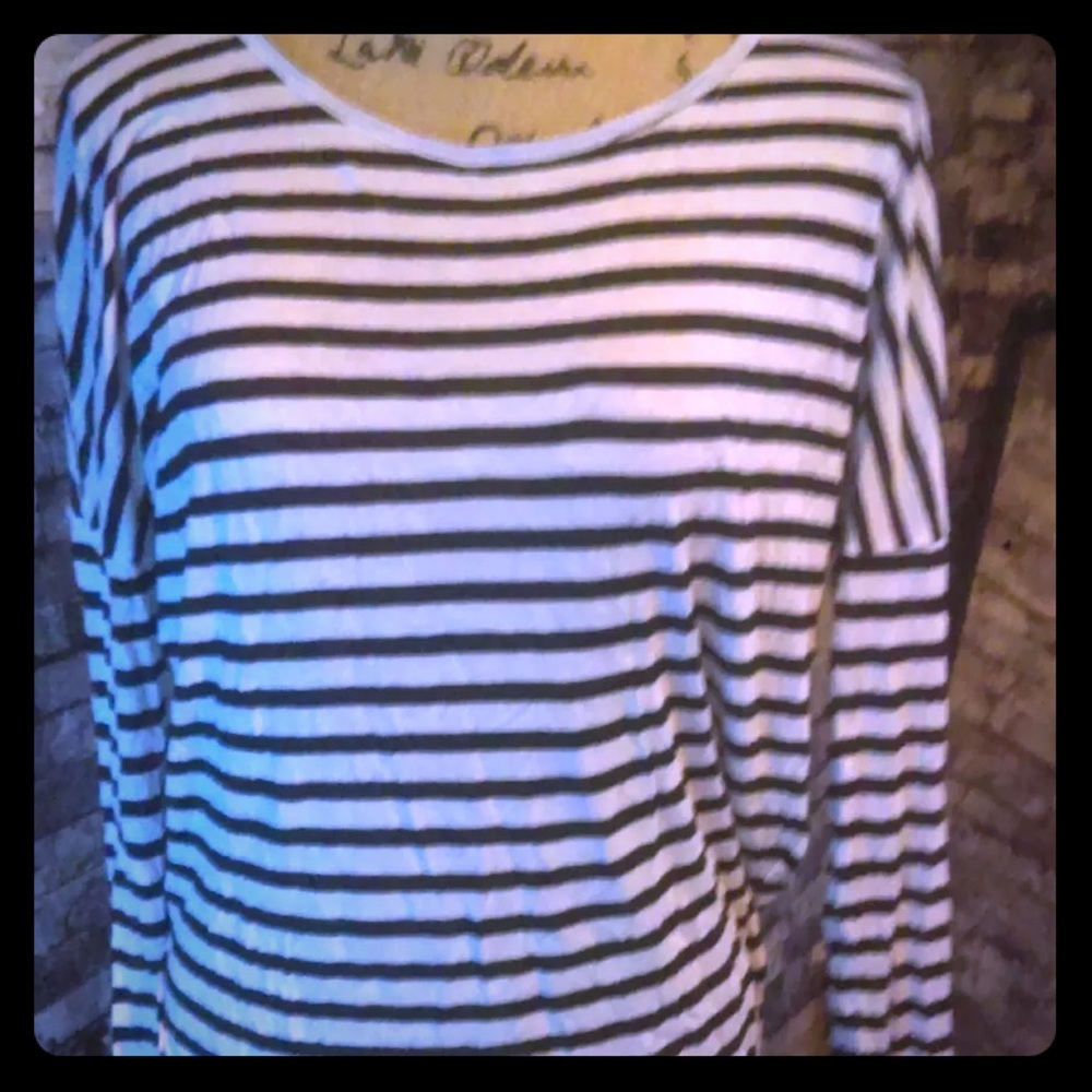 Banana Republic long striped top Edie Sedgwick